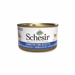 Schesir Cat al Naturale è un alimento umido per gatti adulti. Golosi filetti di tonnetto o pollo al naturale nel proprio brod ...