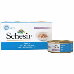 La qualità di Schesir, con ingredienti naturali al 100% è anche in multipack, ciascuno con 6 lattine da 50 gr, per i gatti in ...