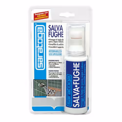 salva-fughe in blister ml.125 flacone 125ml in blister con tampone schiumato con valvola salva-goccia bianco