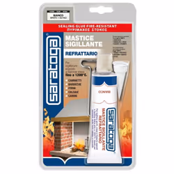 Mastice Sigillante Refrattario in blister e il silicone monocomponente a base di silicati specifico per impieghi a contatto c ...