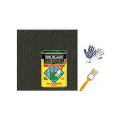 Saratoga - fernovus Grafite Ferro Antico Metallizzato 750 ml + Guanti + Pennello