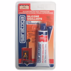 Per punte max di 330°C COS'È Saratoga Silicone Sigillante Alta Temperatura in blister è il silicone monocomponente a reticola ...