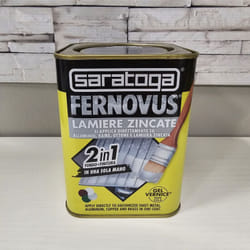 Saratoga - fernovus lamiere zincate 750 ml. - colore grigio metal
