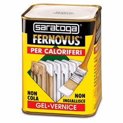 Saratoga Vernice gel antiruggine per termosifoni, Pittura, Radiatore, Metallo, 0,75 L, Bianco, 6 h, 4 h