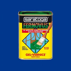 Saratoga - Vernice Antiruggine in Gel Fernovus Brillante 750ml Blu Mare