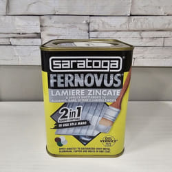 Saratoga - fernovus lamiere zincate 750 ml. - colore bianco brillante