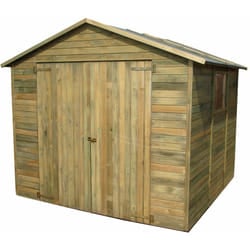 Casetta da Giardino in Legno Esterno Porta a 2 Ante Finestra Pircher 235 cm h