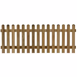 Recinzione in legno di conifera naturale, dimensioni 180 x 70 cm, ideale per giardini e terrazzi. Design elegante e resistent ...