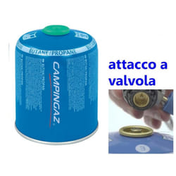 Campingaz - bomboletta Cartuccia a valvola da 450 g. gas Butano Propano.
