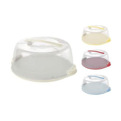 Tontarelli - Contenitore Porta Torte Cm 36,5X32,8Xh.15 - Colore Panna