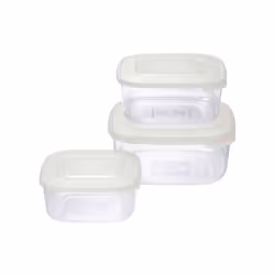 Contenitore polipropilene trasparente Coperchio polipropilene - Colori assortiti Resistente al gelo-20° Adatto per forni micr ...