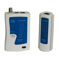 Melchioni - Tester per Cavi di rete HL-203 connettori RJ11 RJ45 bnc 9V 489905002