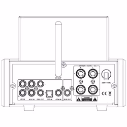 Irradio 550111015 amplificatore audio Nero - Vista aggiuntiva 2