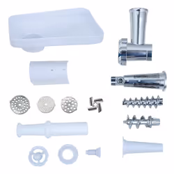 Melchioni 118420214 tritacarne 250 W Grigio, Acciaio inox, Bianco - Vista aggiuntiva 4