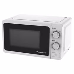 Melchioni 118380038, Superficie piana, Microonde con grill, 20 L, 800 W, Manopola, Bianco