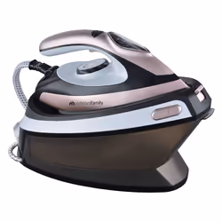 Melchioni 118510026, Ferro a vapore, Nero, Rosa, 1,5 L, 2000 W, 220-240 V, 50 Hz