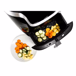 Melchioni GIOIA Singolo 6,5 L Indipendente 1700 W Friggitrice ad aria calda Nero - Vista aggiuntiva 6