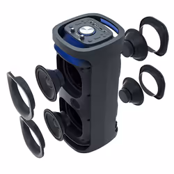 Irradio 550922121 altoparlante portatile e per feste Altoparlante da festa Nero 80 W - Vista aggiuntiva 6