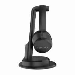 Irradio 141901050 cuffia e auricolare Cuffie Wireless A Padiglione TV USB tipo-C Bluetooth Base di ricarica Nero - Vista aggiuntiva 3