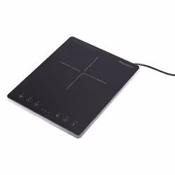 Melchioni 118360033, Nero, Da incasso, 37 cm, Piano cottura a induzione Zoneless, Vetro, 1 Fornello(i)