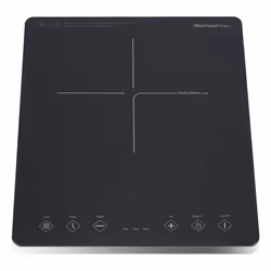 Melchioni 118360033 piano cottura Nero Da incasso 37 cm Piano cottura a induzione Zoneless 1 Fornello(i)