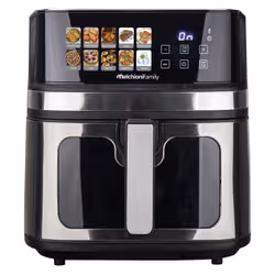 Melchioni GAIA PLUS 8L Singolo Indipendente 2200 W Friggitrice ad aria calda Nero - Vista aggiuntiva 2