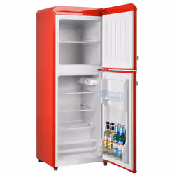 Melchioni 118700258 frigorifero con congelatore Libera installazione 85 L Rosso - Vista aggiuntiva 2