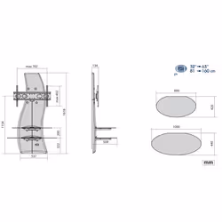 Meliconi Ghost Design 2000 supporto TV e sistema audio