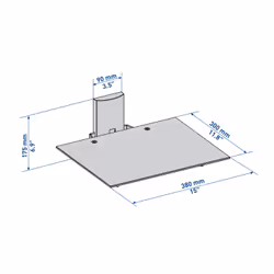 Meliconi SLIMSTYLE AV SHELF PLUS - Vista aggiuntiva 4