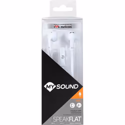 MySound Speak Flat Auricolare Cablato Auricolari con filo Bianco - Vista aggiuntiva 6