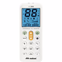 Meliconi AC200, Aria condizionata, Pulsanti, Display incorporato, Bianco