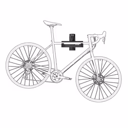 Meliconi My Bike Supporto a muro per bicicletta, monobraccio e richiudibile a muro - Vista aggiuntiva 4