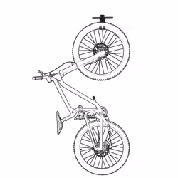 Meliconi My Bike Supporto fisso e universale per bicicletta da soffitto, universale - Vista aggiuntiva 5