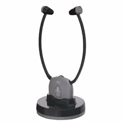 Meliconi 497339, Wireless, TV, Auricolare, Nero, Grigio