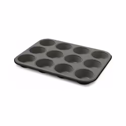 Codice: 3C-GRD820H10 Marca: GUARDINI. Stampo da 12 muffin Happy Hour in materiale antiaderente.