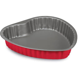 Guardini - Rossana 2.0, Stampo Cuore 25cm, Acciaio con Rivestimento Antiaderente, Colore Rosso/Grigio, Inossidabile