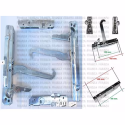KIT CERNIERA 1 X CF5995DX 1 X CF5996SX 165 x 32 interasse 130 PORTARULLINO 2 X CF5997 117 x 10 interasse 92 TECNOGAS
