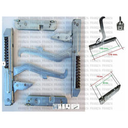 Glemgas - kit 2PZ cerniera porta forno cucina glem gas 170mm