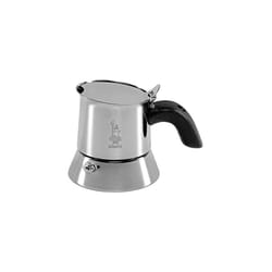 Bialetti Venus Macchina per Caffè Espresso 2 Tazze Argento e Nero