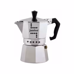 Alluminio finitura lucida - Manico e pomolo bachelite colore nero - Guarnizione in gomma - Prodotto senza marchio Bialetti. A ...