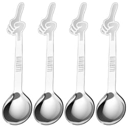 Bialetti DCDESIGN15 cucchiaio Cucchiaino da caffè Acciaio inox 4 pz