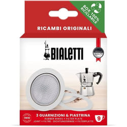 Bialetti - Guarnizione e piastra filtro 9 Tazze ricambio caffettiera