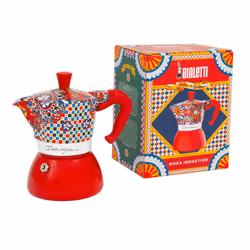 Bialetti Moka Induction Dolce&Gabbana 0,19 L Blu, Rosso, Bianco - Vista aggiuntiva 3