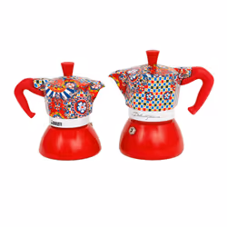 Bialetti Moka Induction Dolce&Gabbana 0,19 L Blu, Rosso, Bianco - Vista aggiuntiva 4