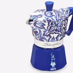Bialetti 0005345 caffettiera manuale Boccale per moca elettrico 0,13 L Blu, Bianco - Vista aggiuntiva 4