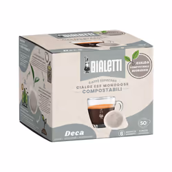 Bialetti 096080427, Cialde caffè, Espresso, Easy Serving Espresso pod (E.S.E.), 50 pz, Scatola