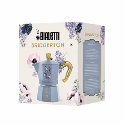 Bialetti Bridgerton Moka Nero, Blu, Oro, Giallo