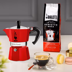 Bialetti Moka Express 0,13 L Rosso - Vista aggiuntiva 4
