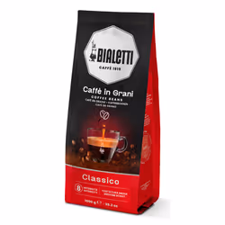 Bialetti Classico, 1 kg, Espresso, Tostatura media, 50% arabica - 50% Robusta, 140 mm, 80 mm