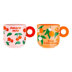Bialetti PFRUIT004 tazza Multicolore Universale 2 pz